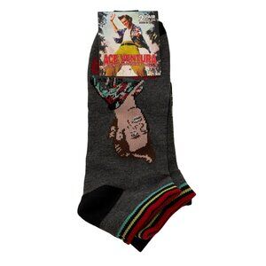 Ace Ventura 2 Pair Crew Socks Men's One Size Funny Movie Graphic Gift Pack